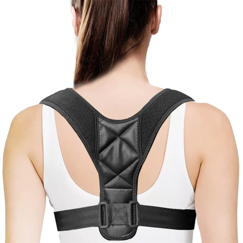 Posture Corrector Upper Back Brace Neck Shoulder Back Support Brace Pain Relief Belt for Women and Men Braces Spine Straightener