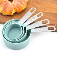 4pcs stainless steel measuring spoon set baking accessory for dry or liquid fits baking accessory for dry or liquid useful 4pcs