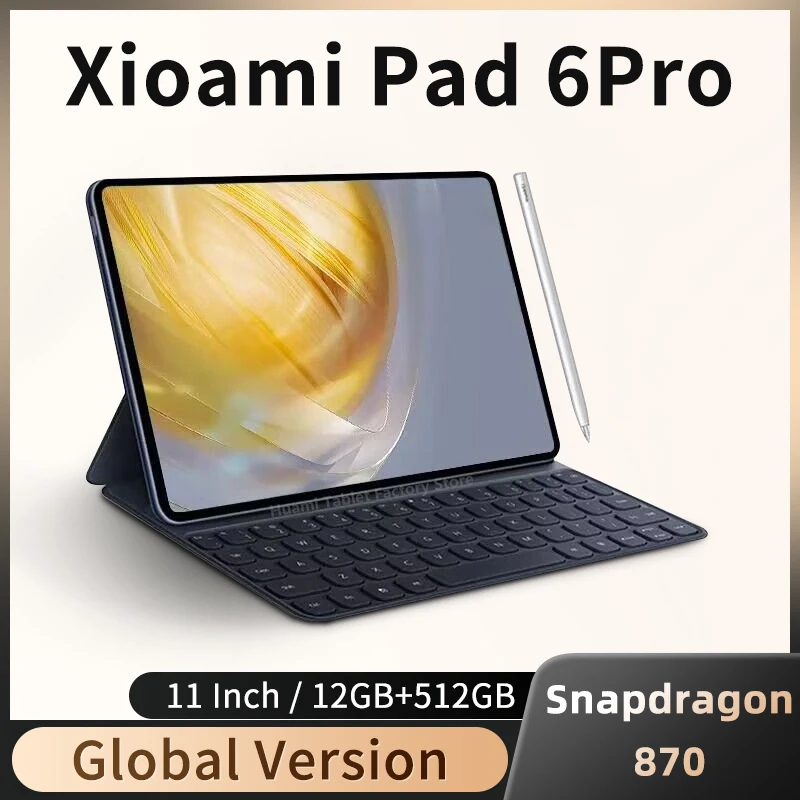 

Планшет с восьмиядерным процессором Snapdragon 2023, Android 12, 4K HD