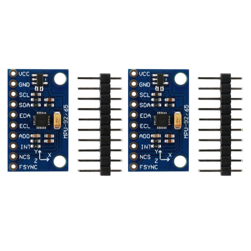

MPU-925016 Bit Gyroscope Acceleration Magnetic Sensor I2C SPI 3-Axis Gyroscope Accelerometer Magnetometer Sensor Module