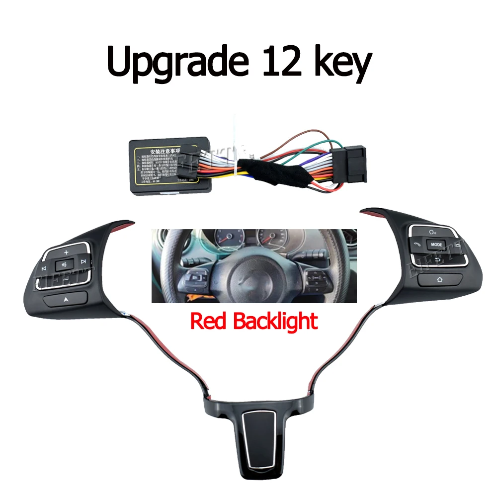 

Для VW MK6 Jetta Polo Passat Bora Sagitar Golf 2010-2012 Кнопка переключения на руле Концентраторы Кнопка громкости Аудиопереключатель Телефон GPS