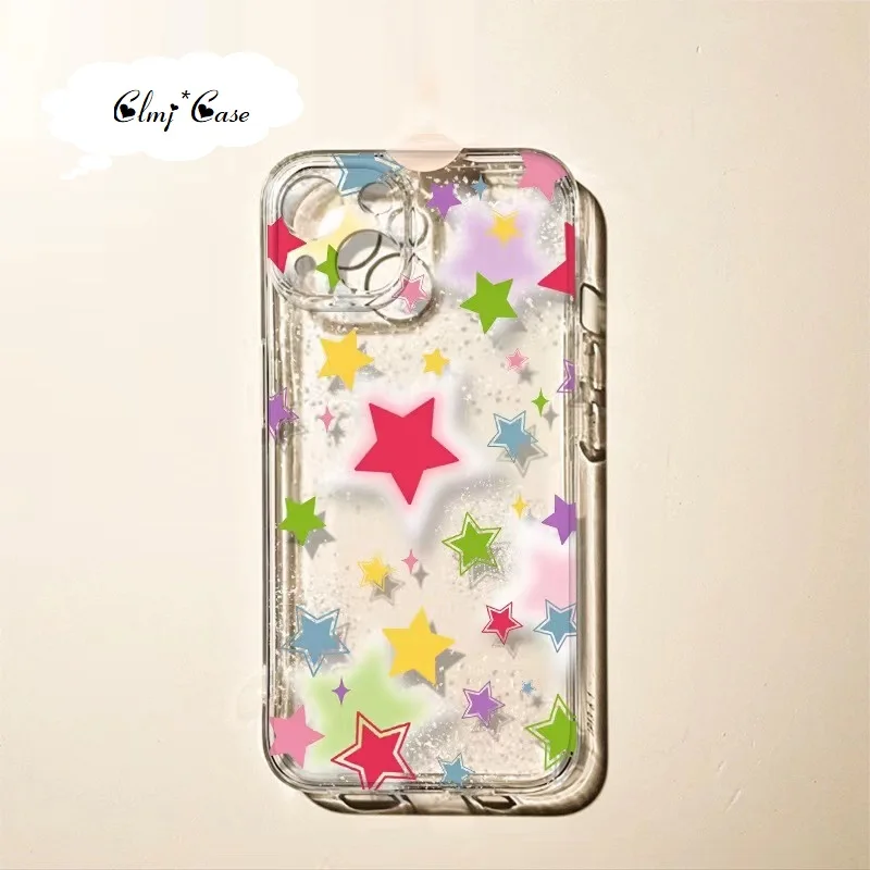 

Clmj INS Korean Star Phone Case For iPhone 11 Pro 14 Plus 12 Mini 13 XR X XS Max Se 2020 7 Plus 8 Soft Silicone Protective Cover