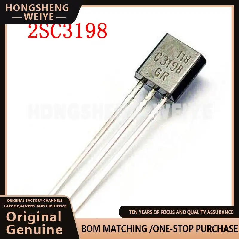 100% новинка 100 шт. 2SC3198 TO92 C3198 C3198GR TO-92 NPN триодный транзистор IC