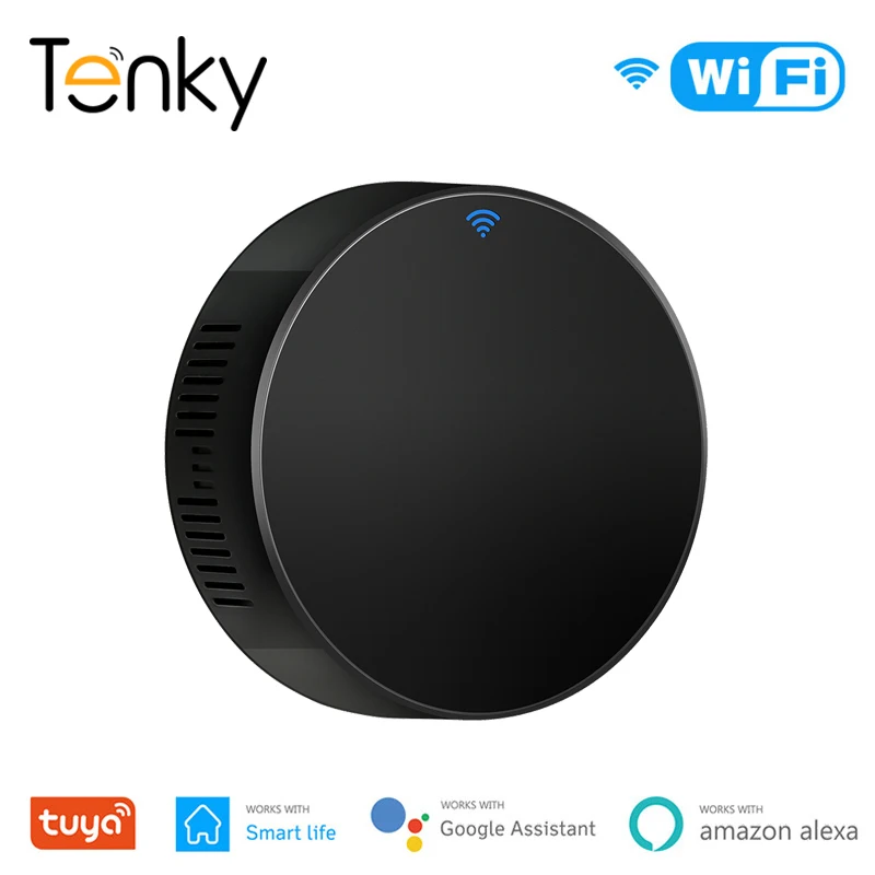 

Пульт дистанционного управления Tuya с Wi-Fi и ИК-подсветкой, универсальный для кондиционеров, телевизоров, умного дома, с дистанционным управлением через Alexa Google Home Alice
