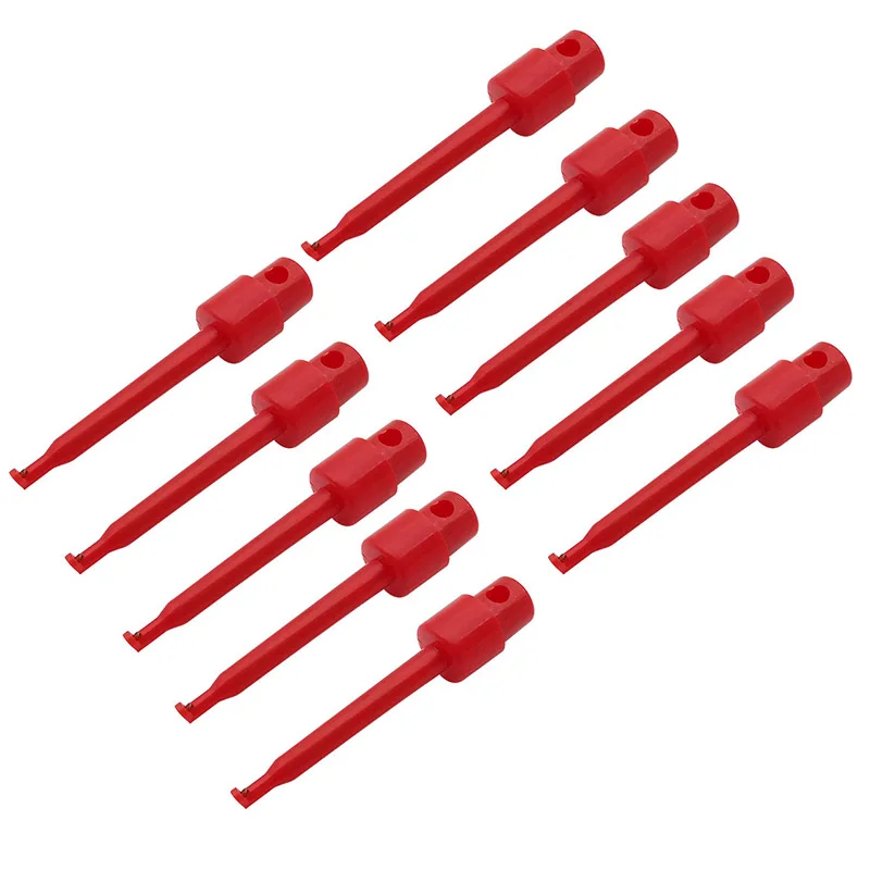 

5/10 шт. 58 мм одиночные Зажимы с крючком тестовый зонд для электронного тестирования ing IC захват Большой Крючок тестовый зажим мультиметр инструменты