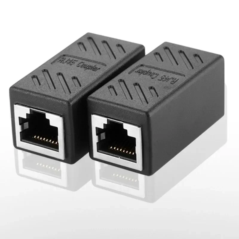 Высококачественный Ethernet-переходник Cat5 Cat6 Cat6a удлинитель разъема мама-мама кабеля