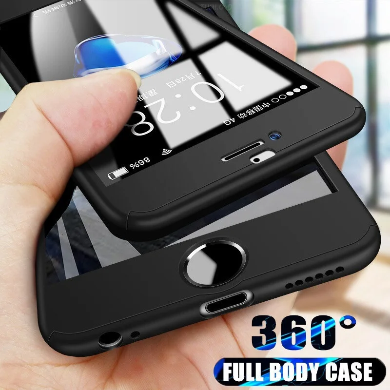

360 Full Cover Phone Case for iPhone 8 7 8Plus 5 7plus Case