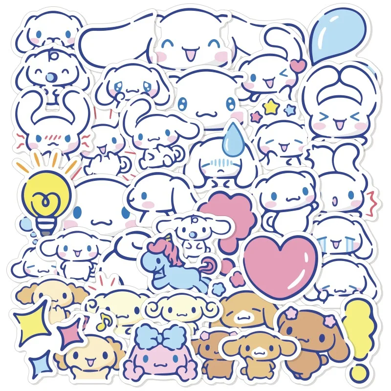 

40Pcs Cinnamoroll Stickers Hand Account Material Stickers Suitable For Refrigerator Phone Case Decoration DIY Stickers Wholesale
