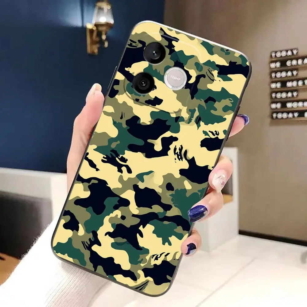 Фото Сине-зелено-оранжевый камуфляжный чехол для телефона HUAWEI NOVA 3I 7I 8I HONOR 600 400 90 X6B X6D X7A X7B X7D X8B X9 X9B X9D X9A №4