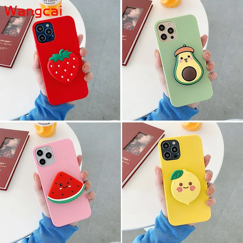 For iPhone 14 13 Pro Max mini SE 5 5S Case Fruit Avocado Orange Strawberry Peach Cute Cover |