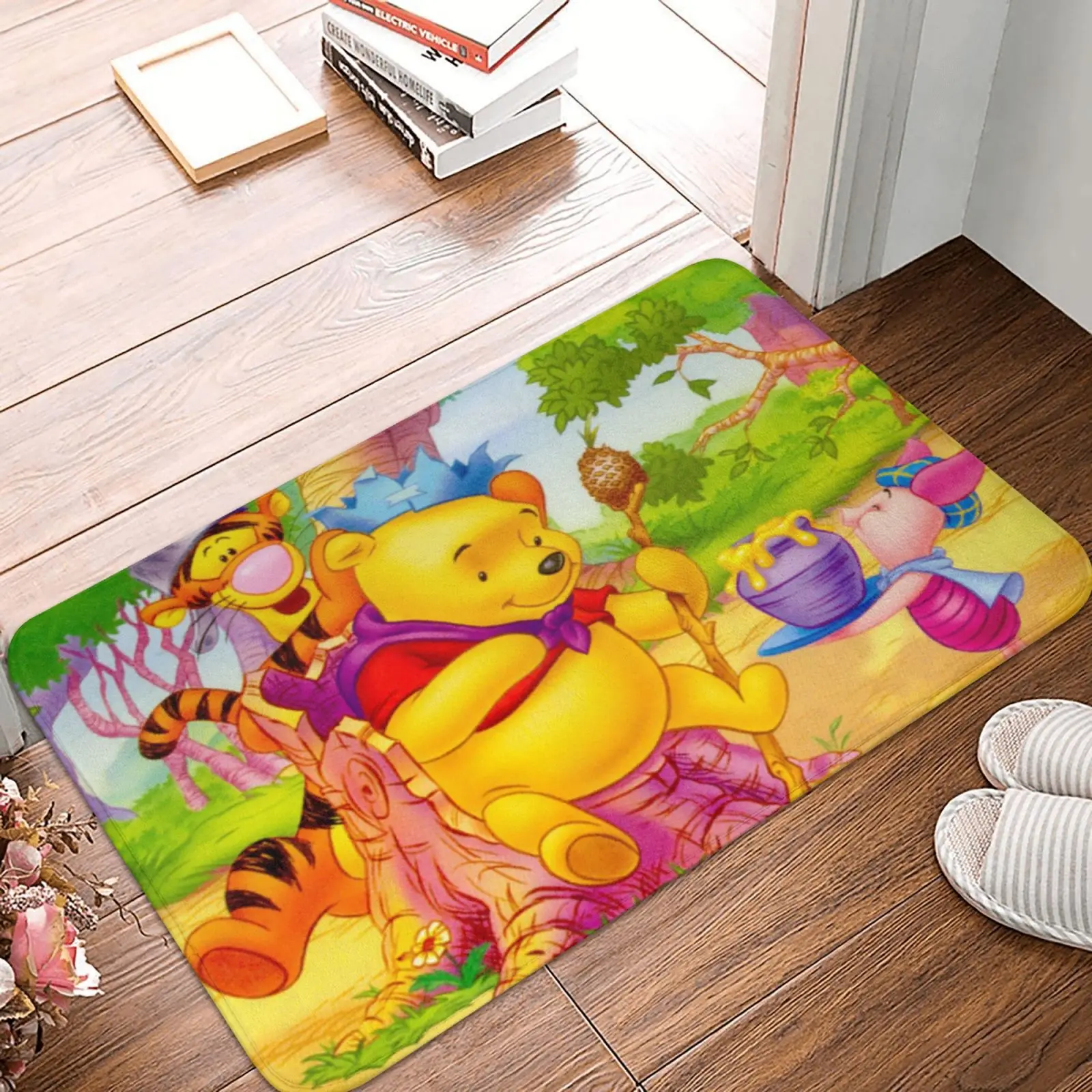 

Винни-Пух 334, коврики для гостиной, Нескользящие натуральные кофейные столики, напольные коврики для дома, гостиной, Нескользящие