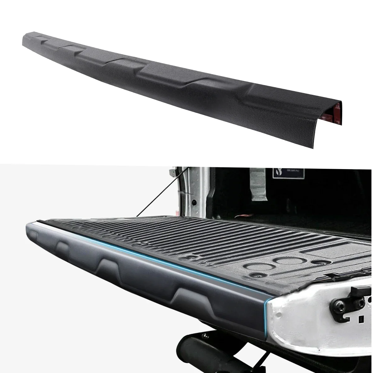 

Автомобильные аксессуары, накладка на заднюю дверь грузовика, защитная крышка для Ford Ranger 2020-2022 Wildtrak XLT XLS XL, Стайлинг автомобиля, 1 шт.