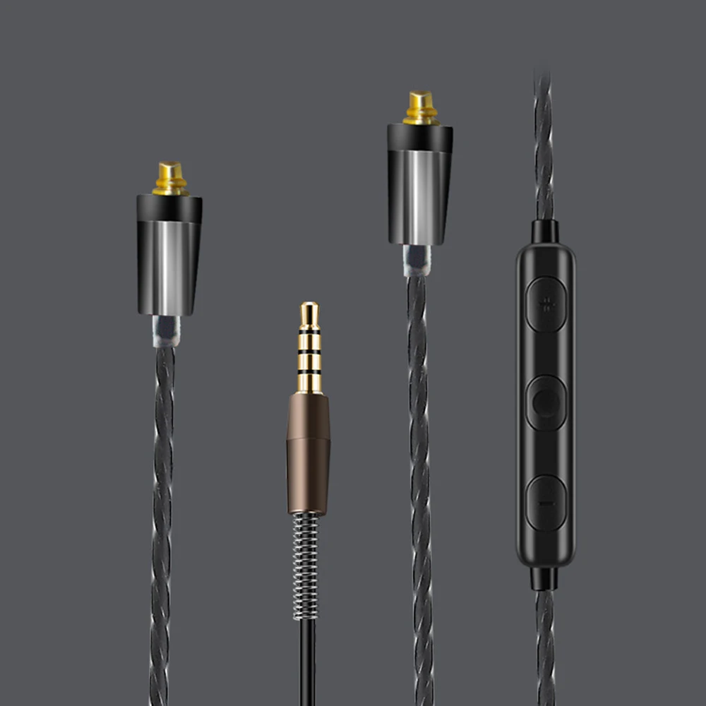 

Aux 3.5mm To MMCX Replacement Cable Extension Cord for Shure SE215 SE315 SE425 SE535 SE846 Headphones