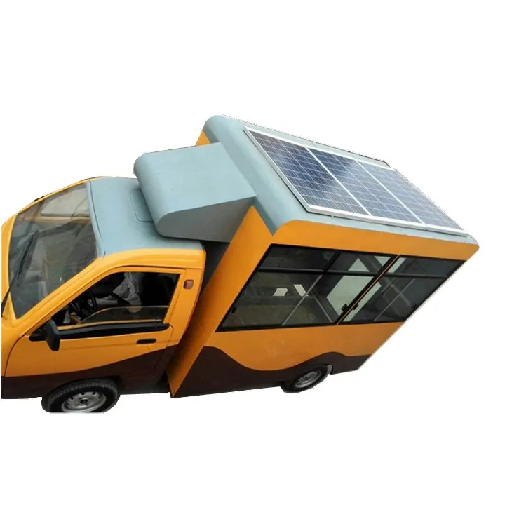 

2022 new design! solar mobile food truck for sale / solar truck food