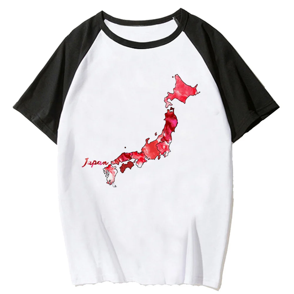 

Watercolor Countries t-shirts women streetwear t-shirts girl y2k manga funny clothing
