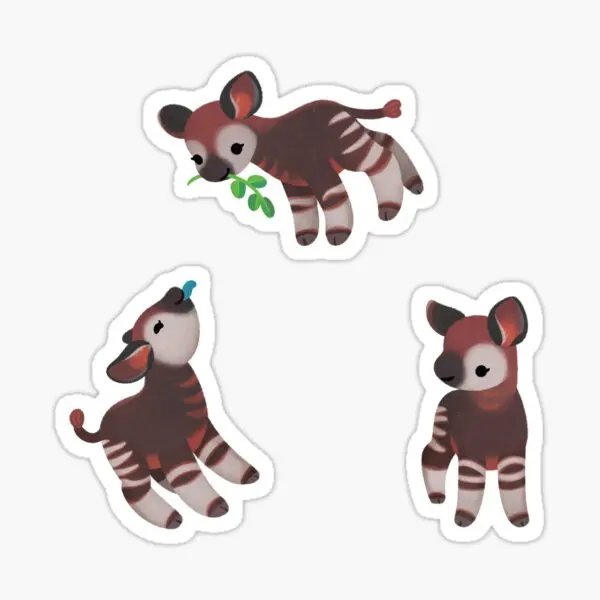 

Okapi 5 шт. наклейки для милых детских украшений фон бутылки для воды искусство гостиной бампер ноутбука настенные наклейки для комнаты автомо...