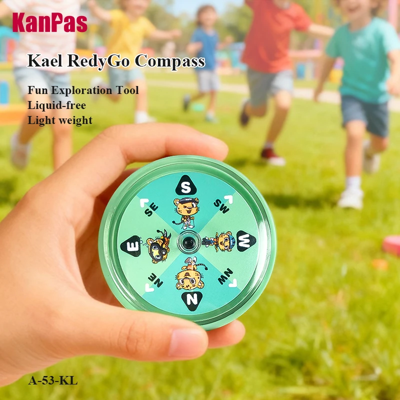 Фото Компас Kanpas Kael RedyGo/без жидкости/легкий для детских приключений на свежем воздухе/обучающий компас/ A-53-KL №1