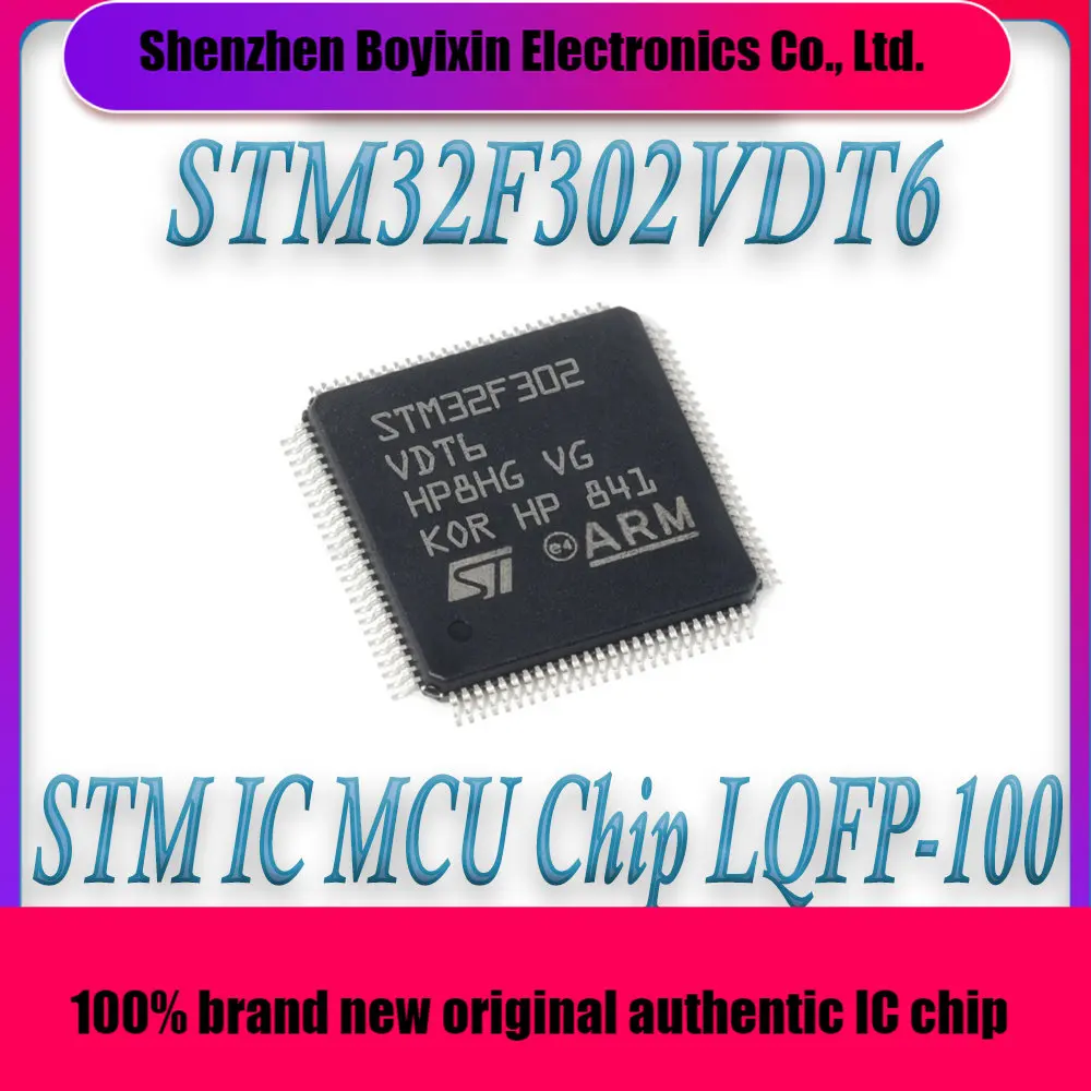 

STM32F302VDT6 STM32F302VD STM32F302V STM32F302 STM32F STM32 STM IC MCU Chip LQFP-100