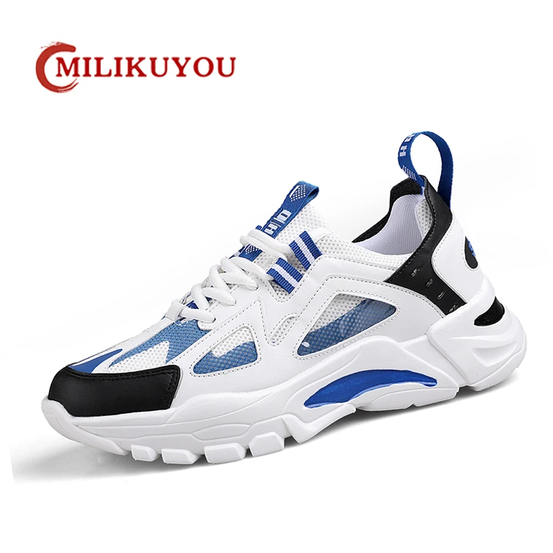 

New 2022 Hot Sale Men Sneakers Fashion Non-slip Thick Casual Shoes Comfortable Ourdoor Tennis Sports Shoes Zapatillas Hombre