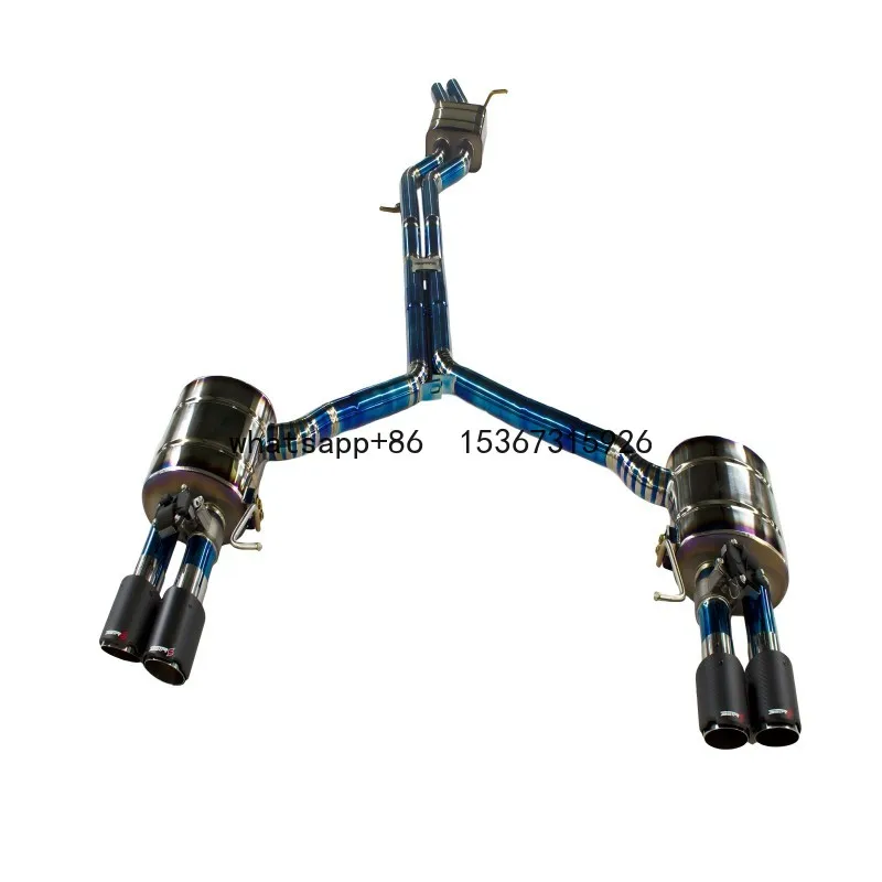 Автозапчасти для настройки выхлопной трубы Audi S4/S5 B9 B9.5 3.0T 2017 с клапанным