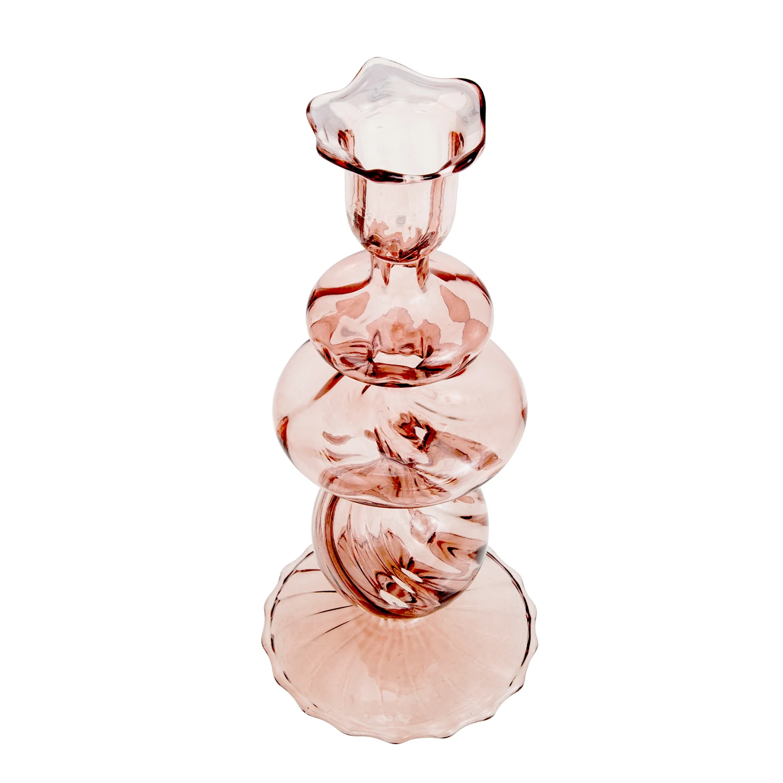 

Cylinder Holders Glass Tealight Base Clear Glass Candlestick Wedding Table Centerpieces