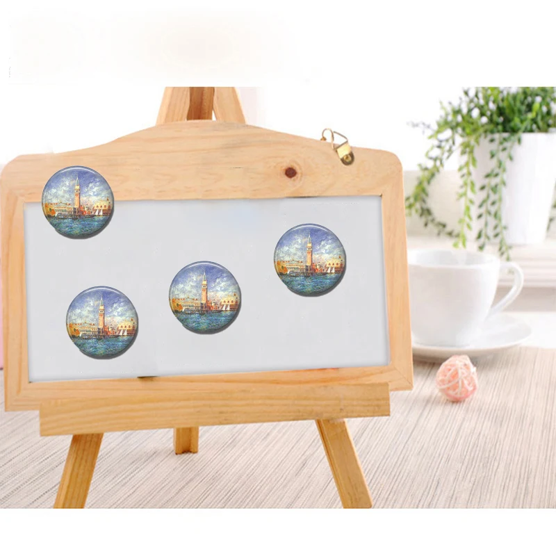 Венеция дворец 30 мм магнит на холодильник известная картина искусство