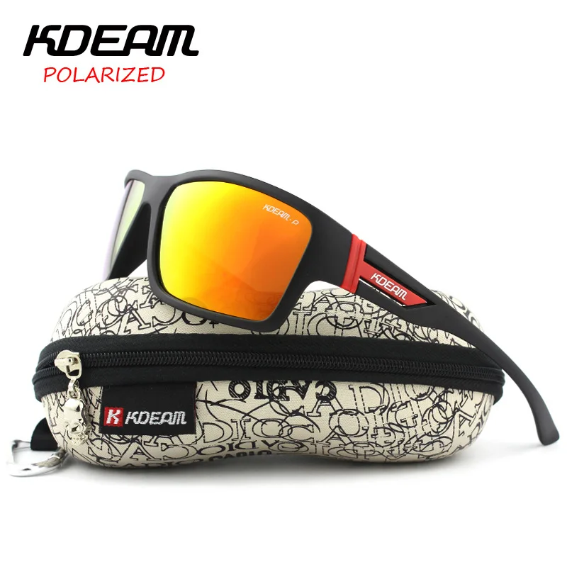 

KDEAM Sport Cycling Sunglasses Men Women HD Polarized Driving Glasses Fishing Eyewear Camping Tourism Goggles Anti-Glare Uv400