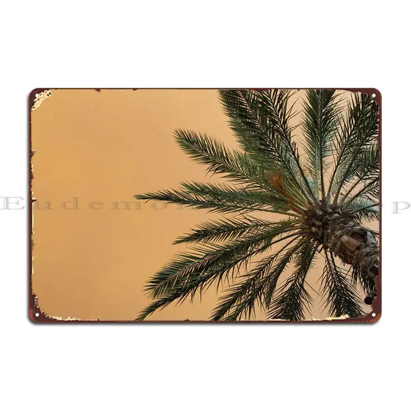 

Закат пальмовое дерево металлический налет Бар Декор стен клуб Печатный настроить оловянный знак плакат