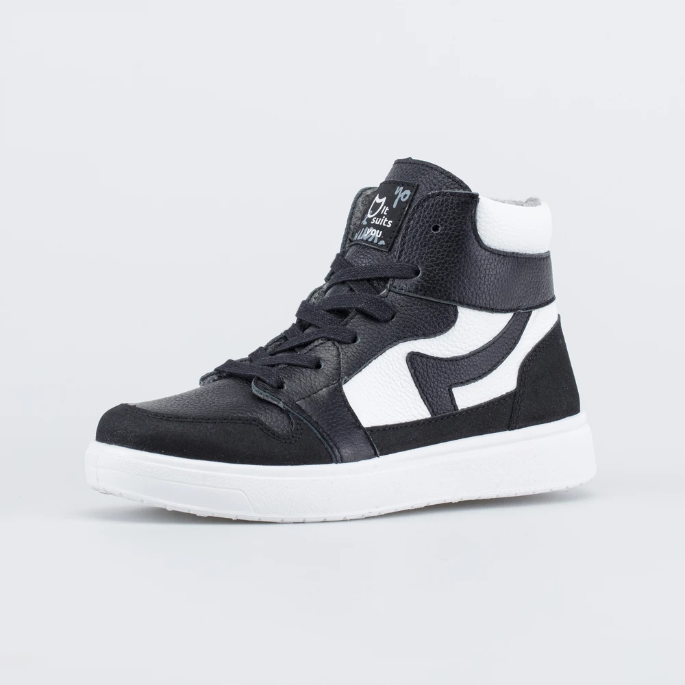 Утепленные ботинки-кеды для мальчика КОТОФЕЙ 752236-36 размер 38