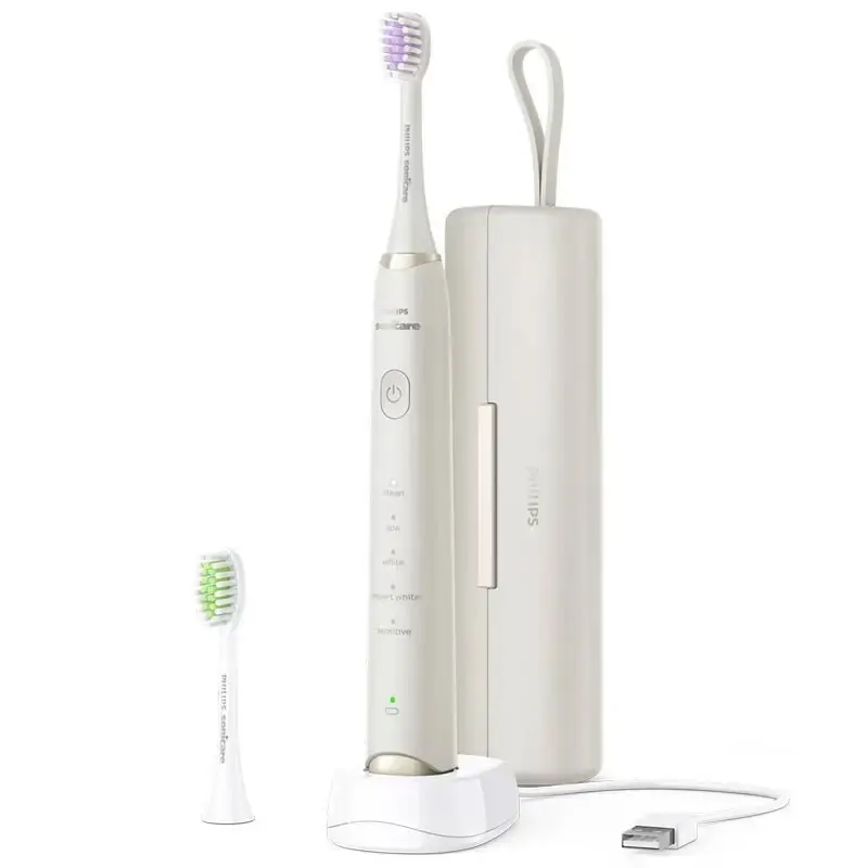 

Philips HX2491 SonicElectric Toothbrush 5 Modes Teeth Whitening Oral Care Spa Level with Tooth Brush Head Rechargable Travel Box