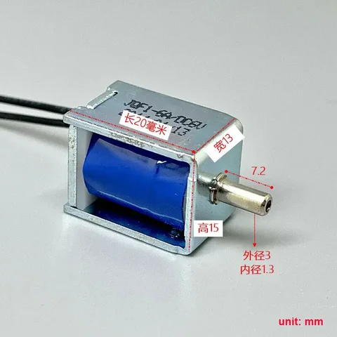 DC 6V JQF1-6A Tiny Electric Solenoid Valve Air Valve N/O Normally Open Valve For Sphygmomanometer