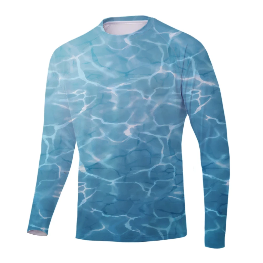 

Water Ripples Pattern Fishing Jeresy Customizing No Stock Custom Your Own Design Fishing Wear Sports Warmup Jersey