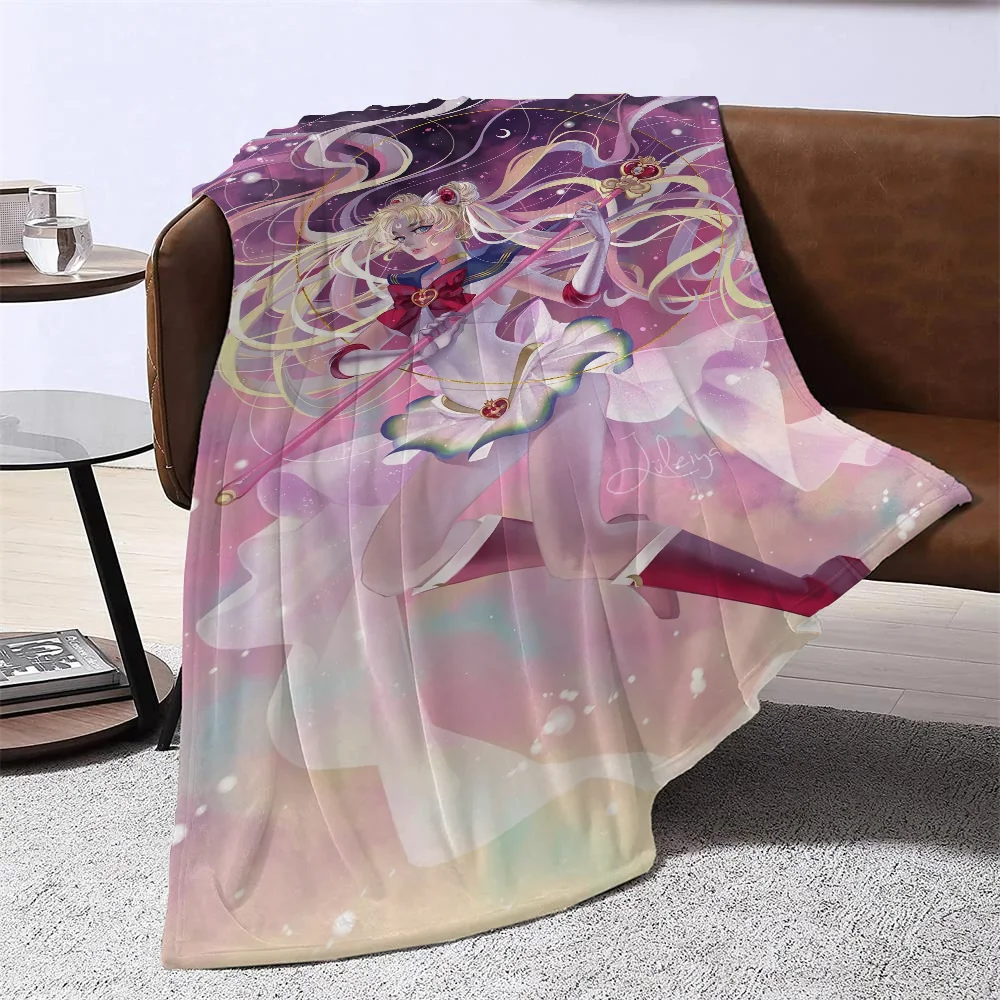 Пушистые мягкие одеяла Sailormoons чехол для дивана одеяло подстилка дома кровать