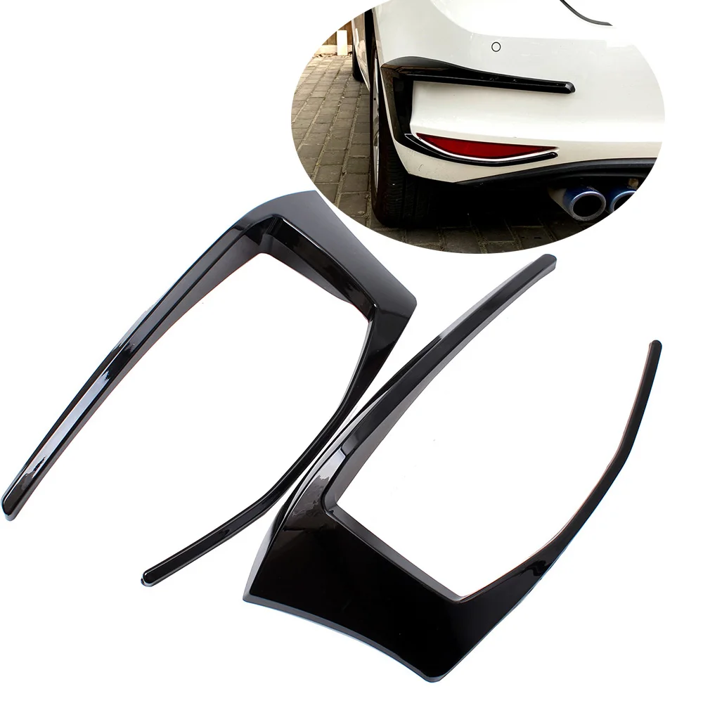 Накладка на задний бампер стикеры для спойлера накладка крыло плавники VW Golf 7 MK7 GTI