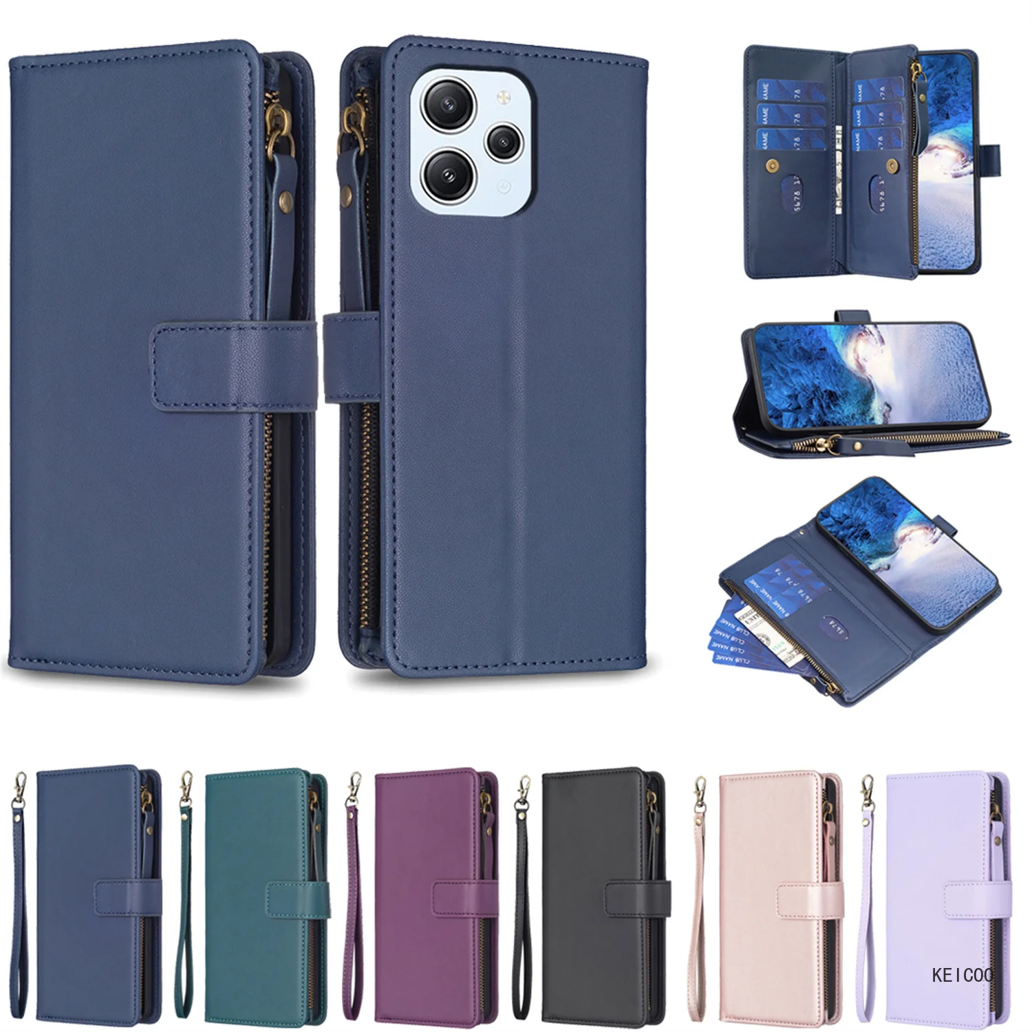 Флип-чехол Fundas для Xiaomi Redmi 12 Note 11 Turbo 12S RedmiNote12S Note11 Note12Turbo 4G 5G Global 23053RN02A кожаный чехол