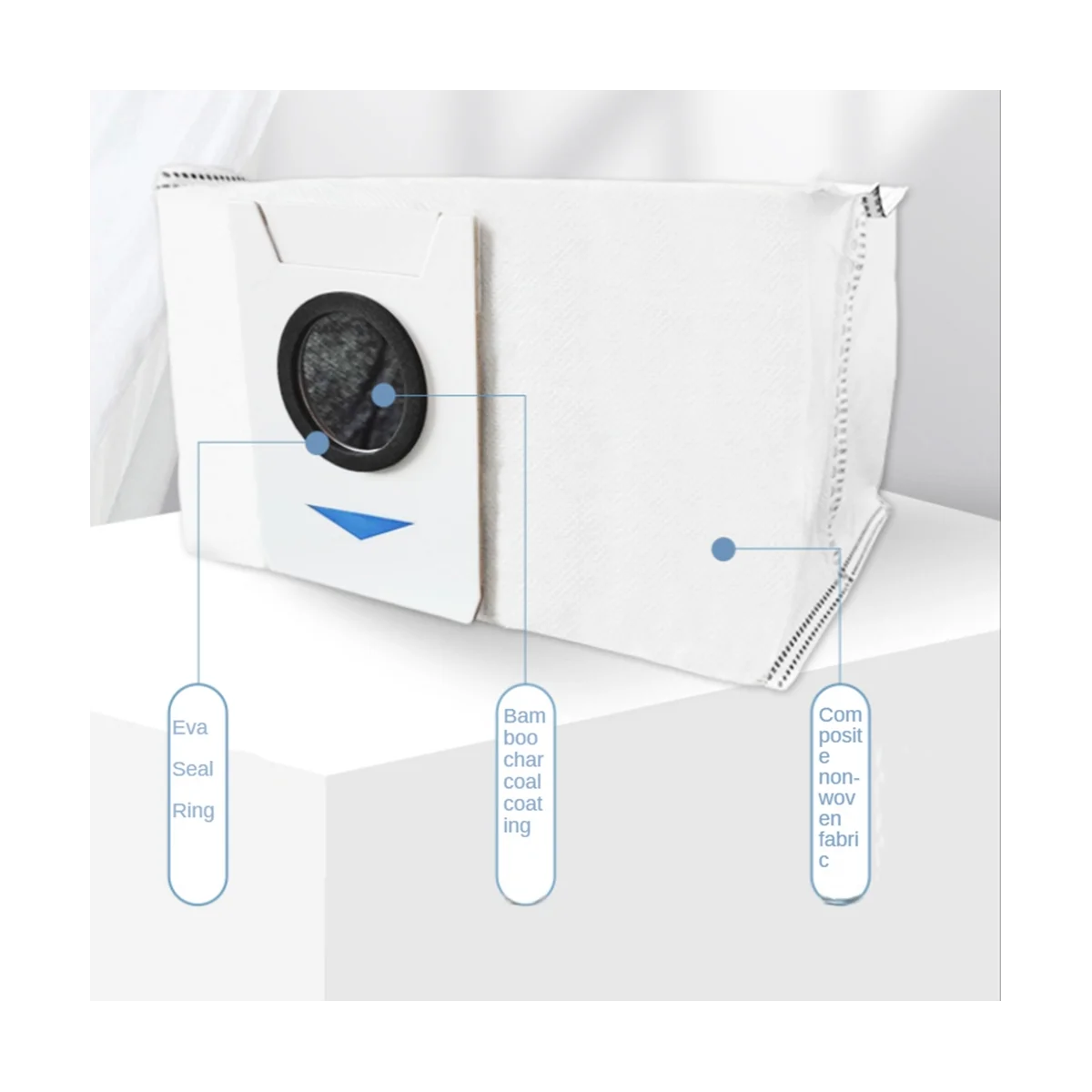 Пылесборник для роботов-пылесосов Deebot T20/T20MAX/T20PRO/X1 OMNI/T10 Omni/Turbo 4 шт.