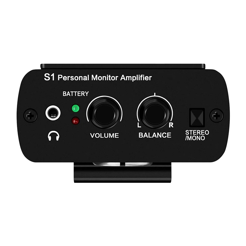 ANLEON S1 Personal In-Ear Monitor Headphone Amplifier For Drummers Keyboardist Guitar Player In-Ear Amp IEM System(US Plug) images - 6