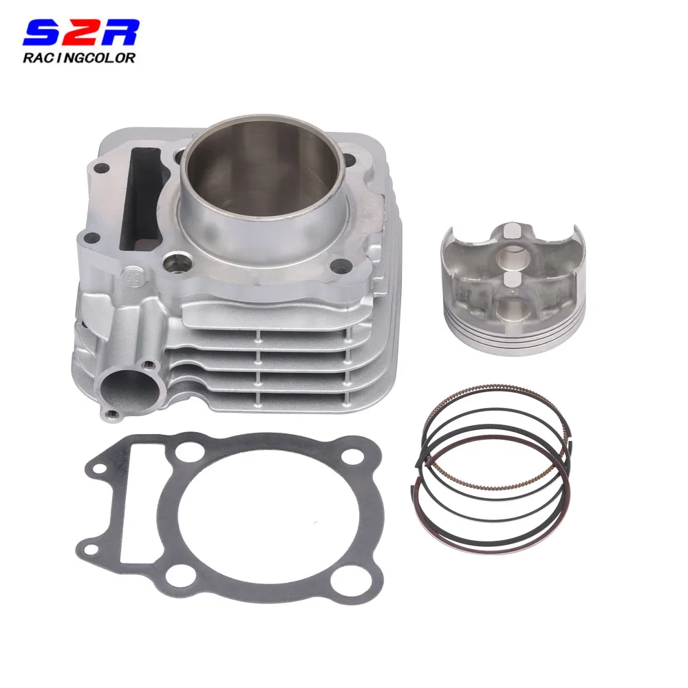 

Air Cylinder Block and Piston Rings Kit for Scooter with YAMAHA YBR250 2007 2009 XT250 1YB 2013-2015 1S4-11311-01-A0 YBR XT 250