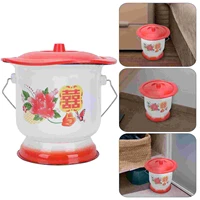 urinal bucket urine chamber bottle pot spittoon pee bedpan portable toilet potty pots enamel travel chinese emergency bedside