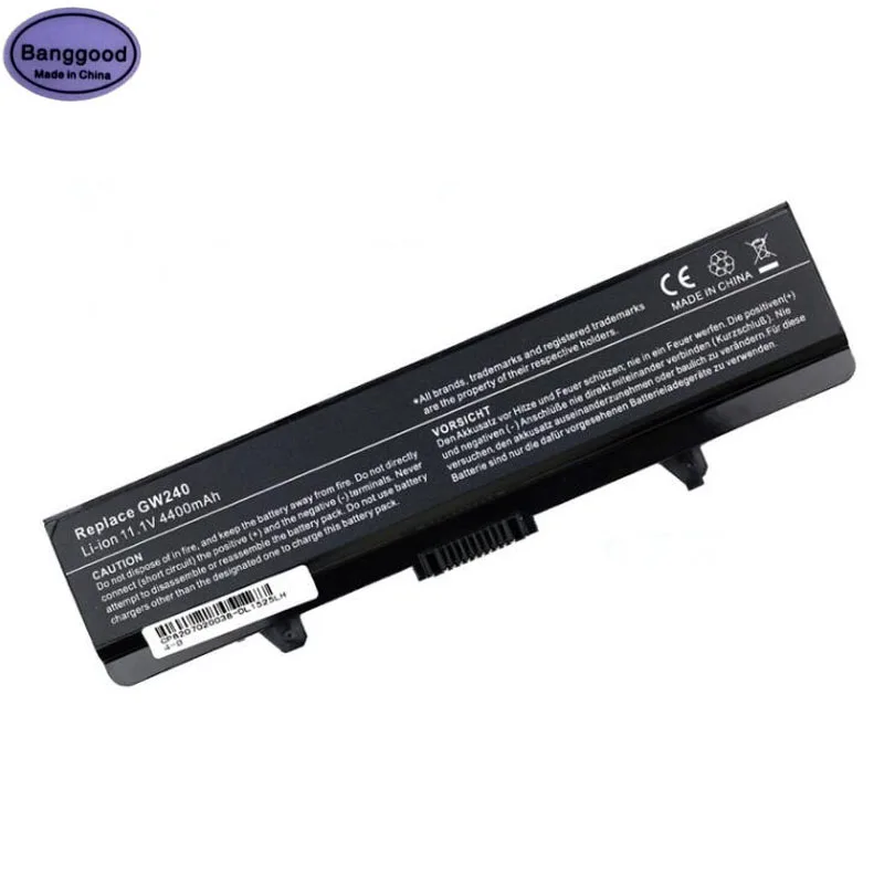 

Banggood 4400mAh GW240 Laptop Battery for DELL Inspiron 1525 1526 1545 1546 1750 GW252 GP952 PP42L PP29L PP41L