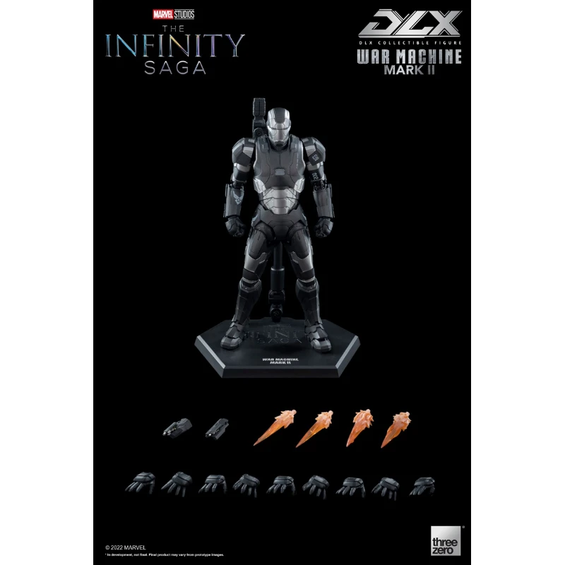 

В наличии Threezero 3A DLX Series Iron Man 2 War Machine Mark2 MK2, экшн-фигурка, игрушка, подарок, коллекция моделей, хобби