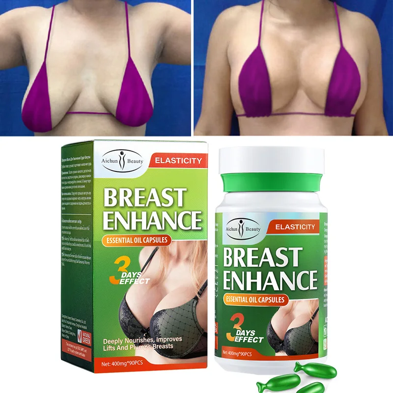 

400mg*90pcs Breast Enhancement Oil Up Collagen Increase Elasticity Breast Enhancer Massage Firming Lifting Sexy Women Skin Care