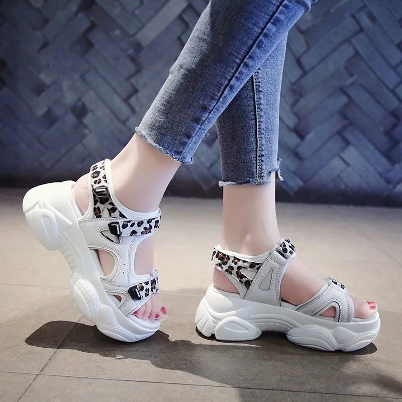 

Summer Female Shoes Women's Casual Sports Sandals 2023 Fashion Open Toe Platform Women's Sandals Outdoor Wedge Ladies Sandalias