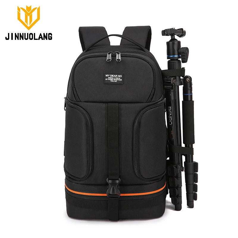 JINNUOLANG Casual Traveling Backpacks For Men And Women Business Photography Camera Bag For Teenager Outdoor Shoulders Bag Nylon images - 6