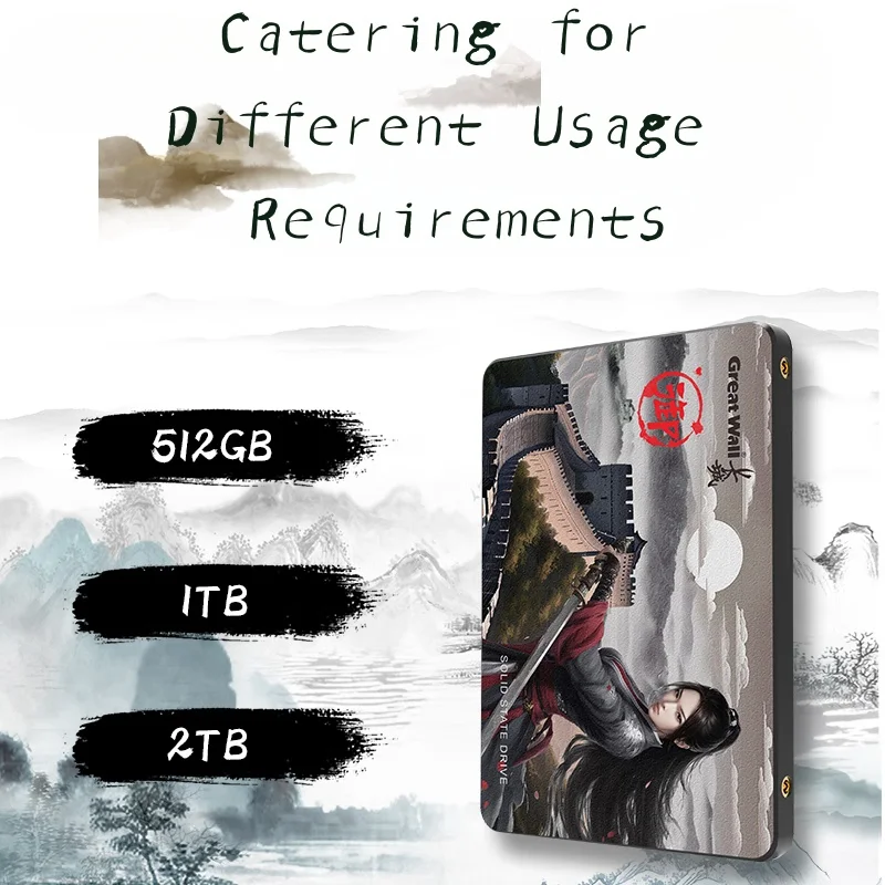 Жесткий диск Great Wall Sata3 512 ГБ SSD SATA3.0 Интерфейс Скорость чтения 540 МБ/с Внутренний