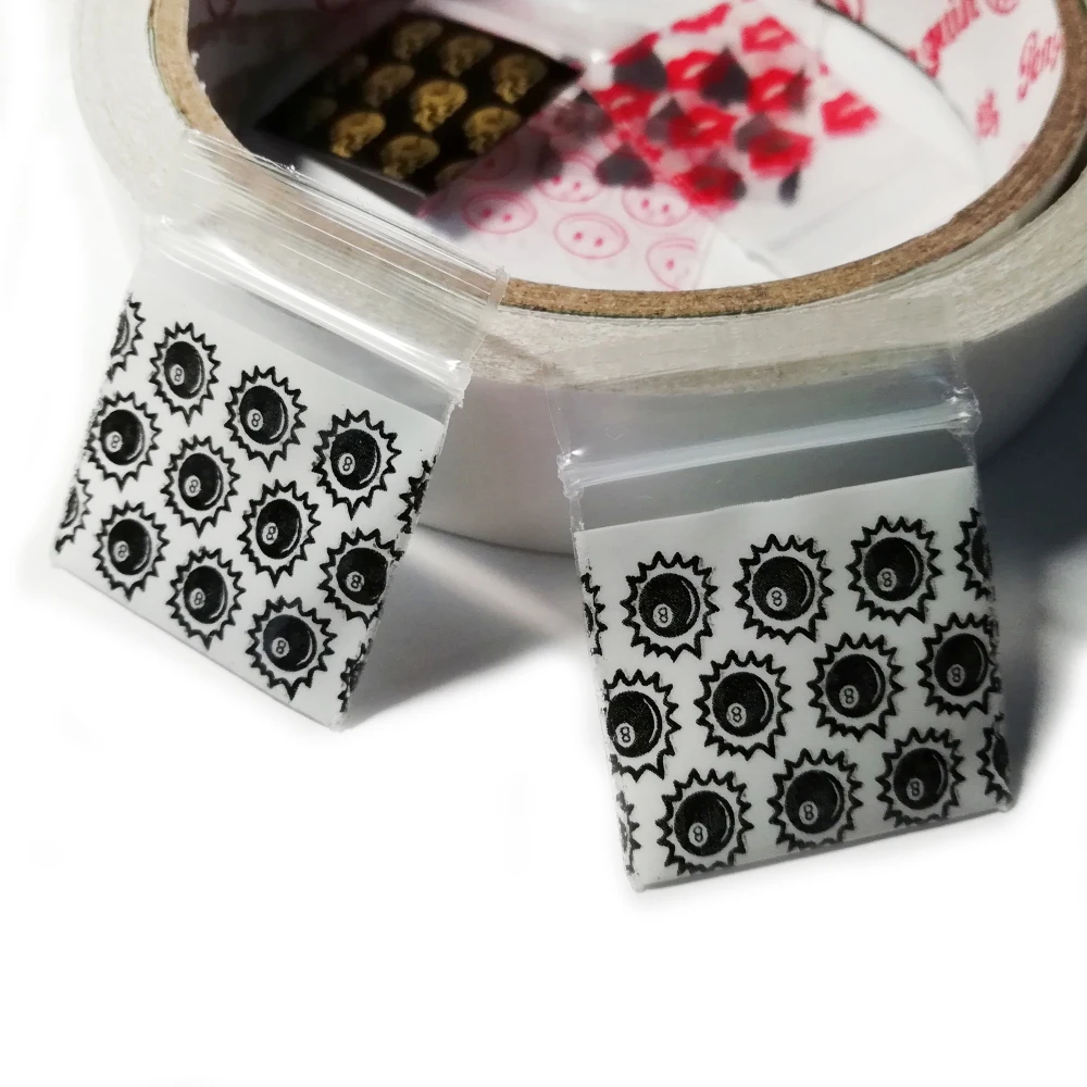 100 шт. маленькие пластиковые мешки на молнии 2 5x2 5 см