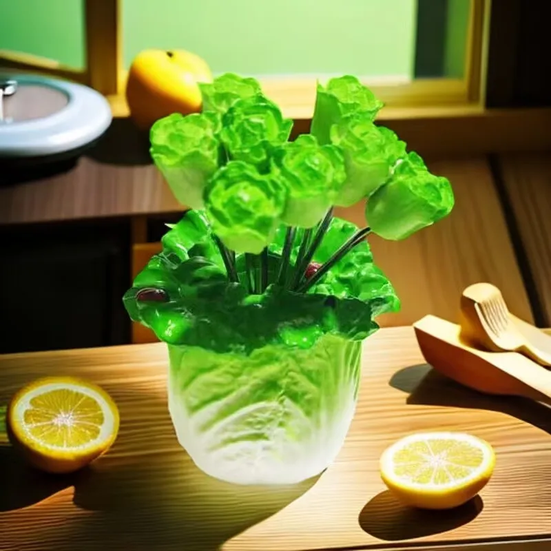 WHYOU овощная форма романтическая еда вилки для фруктов закуски десерты аксессуары