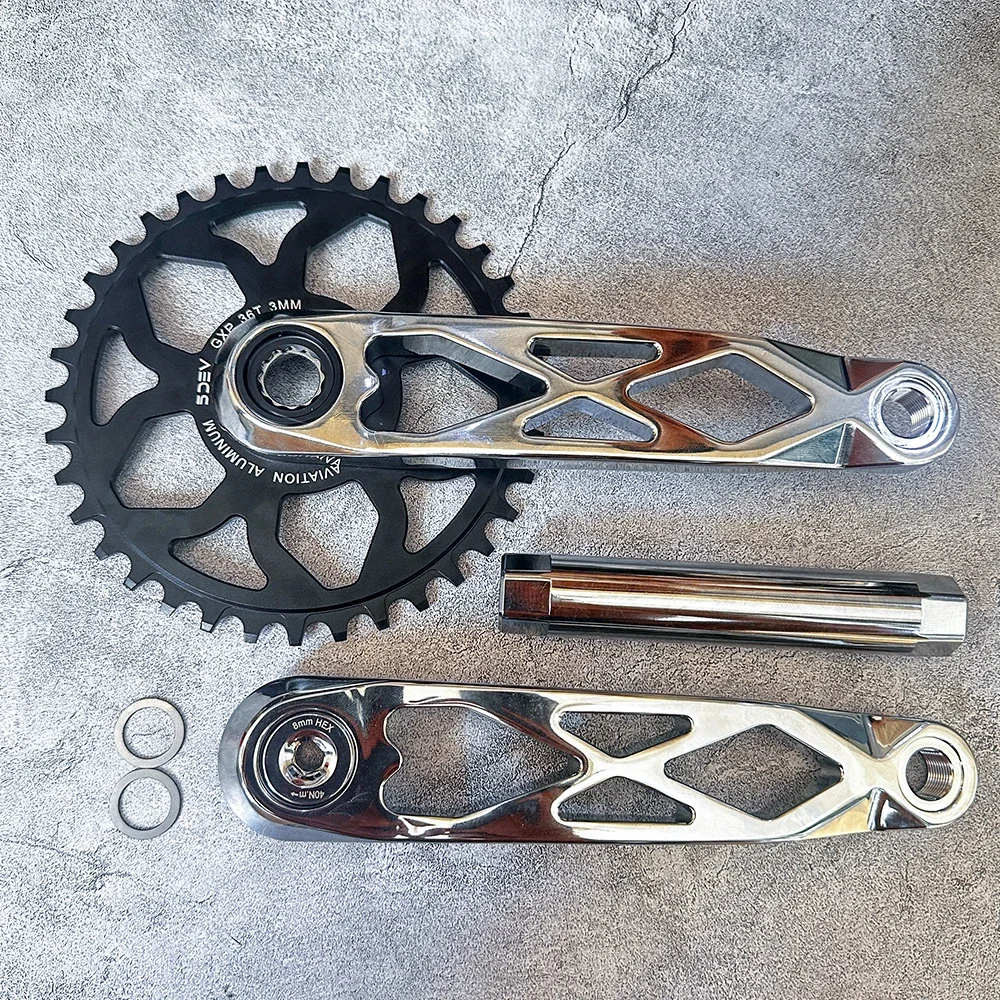 5DEV MTB кривошипная система R-SPEC Trail Enduro велосипедный полый кривошипный шпиндель CNC
