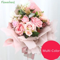 tissue paper diy flower bouquet wrapping paper lined pearlescent craft paper solid color scrapbooking paper flower gift wrapping