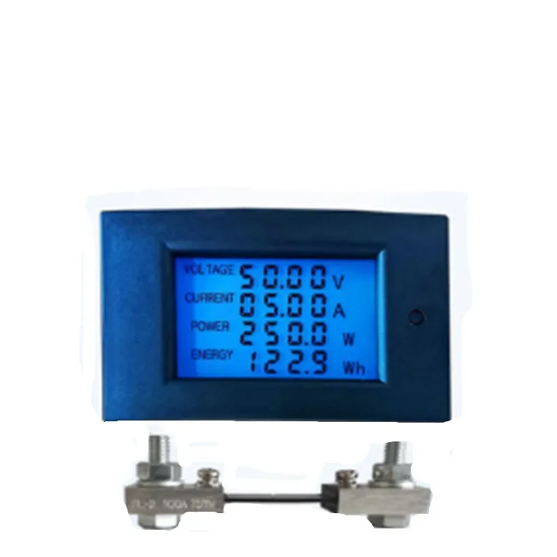 Многофункциональный монитор мощности с цифровым дисплеем постоянного тока 100 В